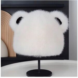 Cute Furry Bear Ear Hat